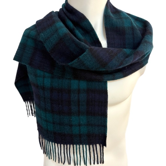 Edinburgh Lambswool Collection Scarf NWT – Black Watch Tartan - Made in Scotland - Picture 1 of 11